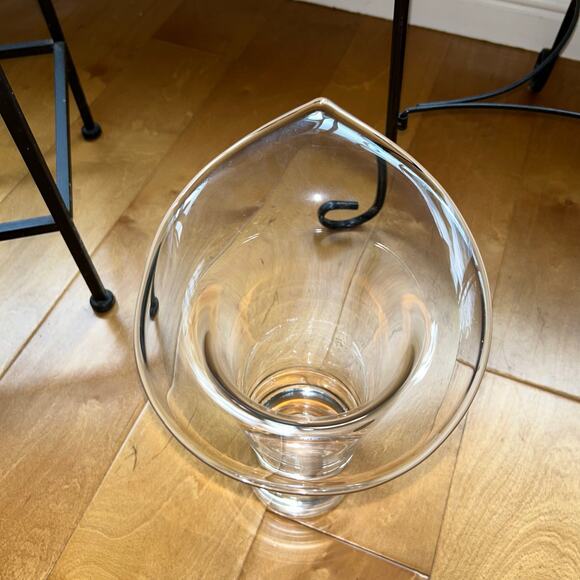 Krosno hand made clear art glass jack in the pulpit vase - Picture 2 of 11